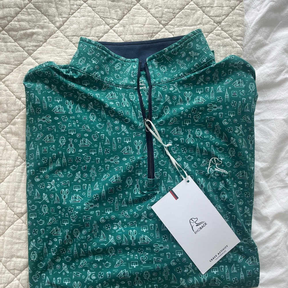 Rhoback Boston Quarter-Zip Pullover